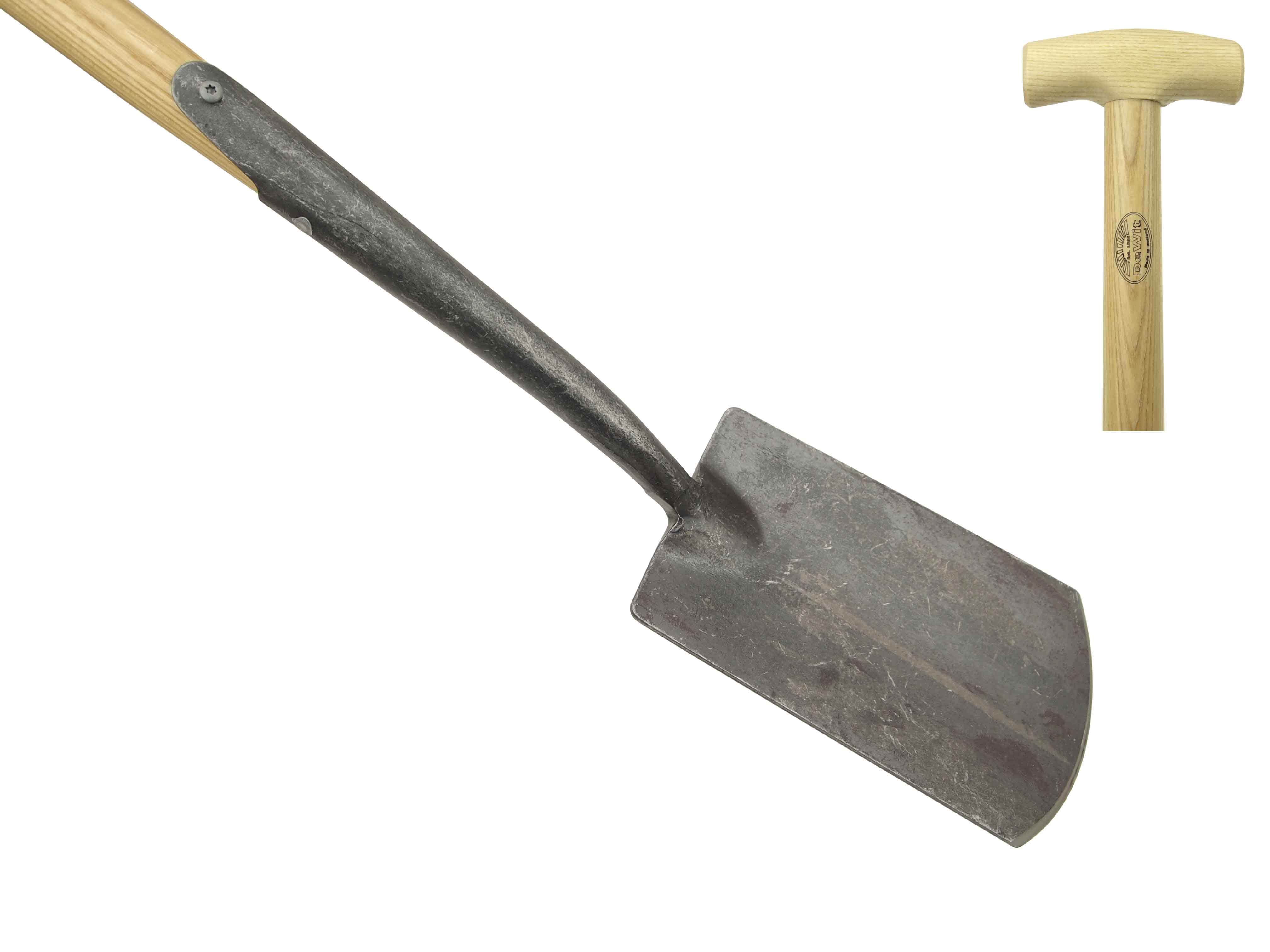 Forged allround gardening spade with 90cm T-handle